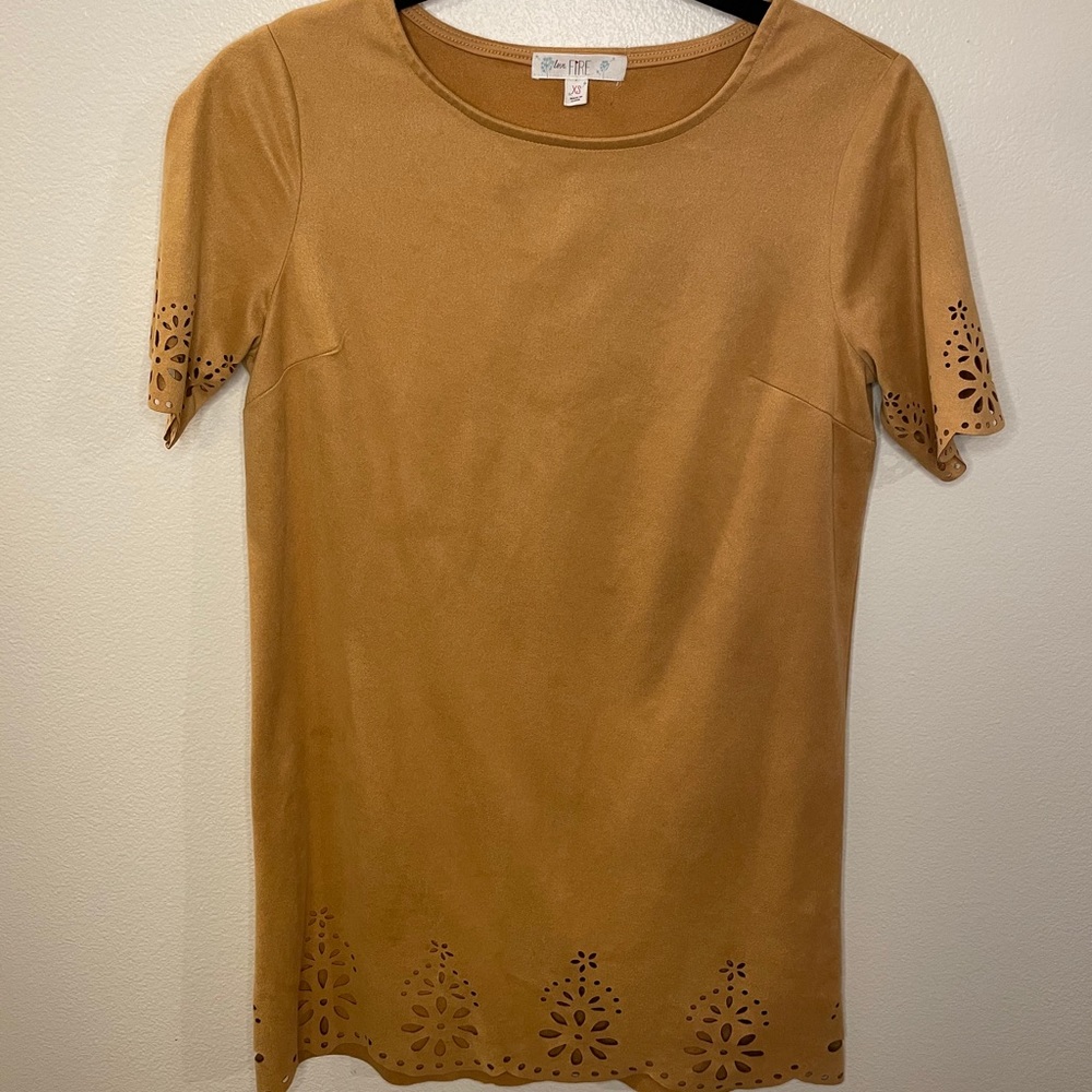 Suede Dress